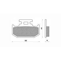Τακάκια Daytona 33197 (FA152)(FD144) Τακάκια Daytona 33197 (FA152)(FD144)